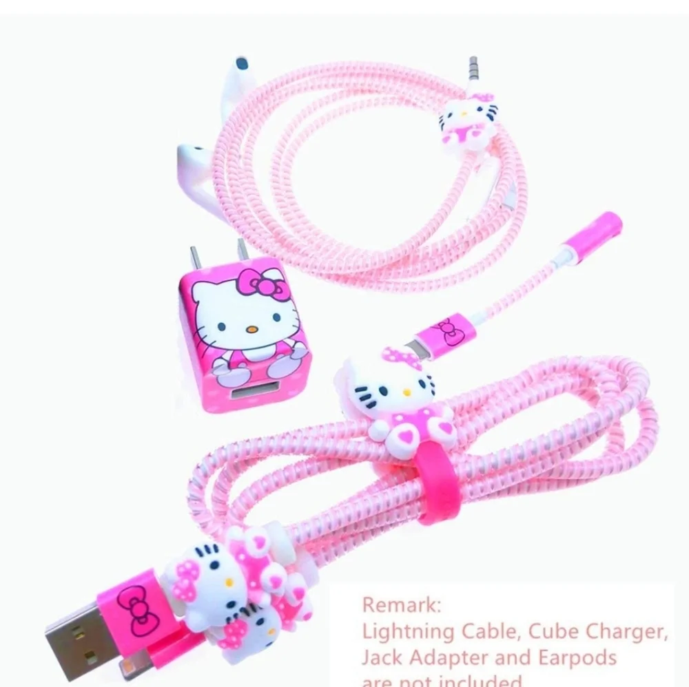 Hello Kitty phone cable cover
